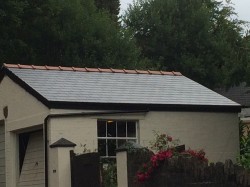 All done nicely finished with slates and terracotta interlocking ridges 