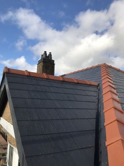 New slate roof 
