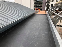 12 epdm flat roofs installed on new commercial development in high Wycombe
