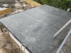 One peice epdm roof